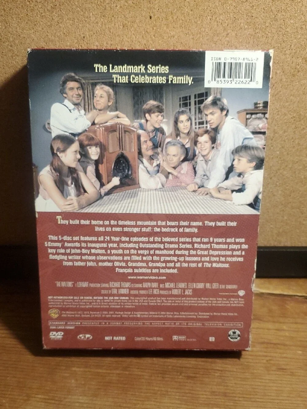 The Waltons The Complete First Season DVD Box Set - Brown/Tan - Picture 2 of 2